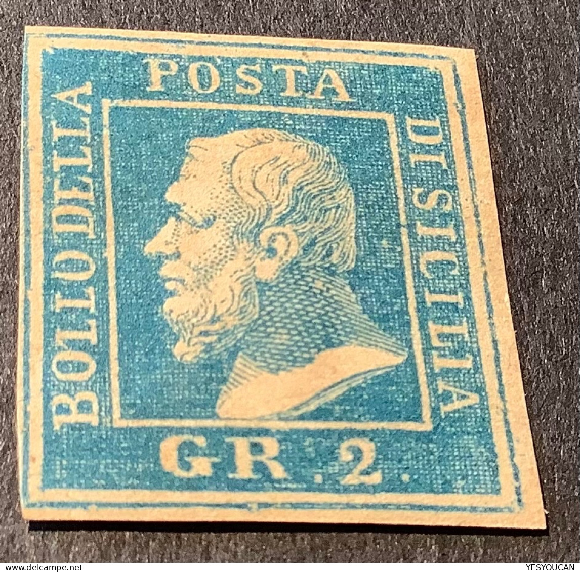 Sicilia 1859 Rare Lithographic Forgery (falso) Or Essay (saggi)? (Sicily Sicile Italy Italia Italie Essai/faux ? - Sizilien