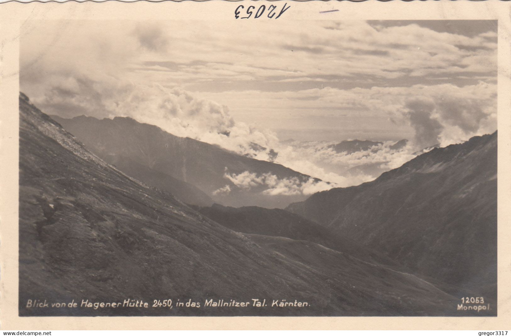 E2202) MALLNITZ In Kärnten - Blick Von Der Hagener Hütte In Das Mallnitzer Tal - Kärnten - Alte FOTO AK - Mallnitz