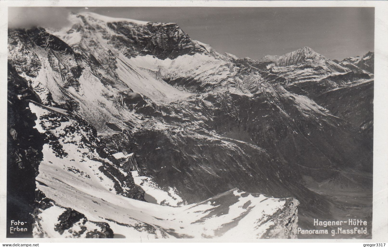 E2204) MALLNITZ In Kärnten - HAGENER HÜTTE - Panorama G. Nassfeld - Foto Erben - ALT! - Mallnitz