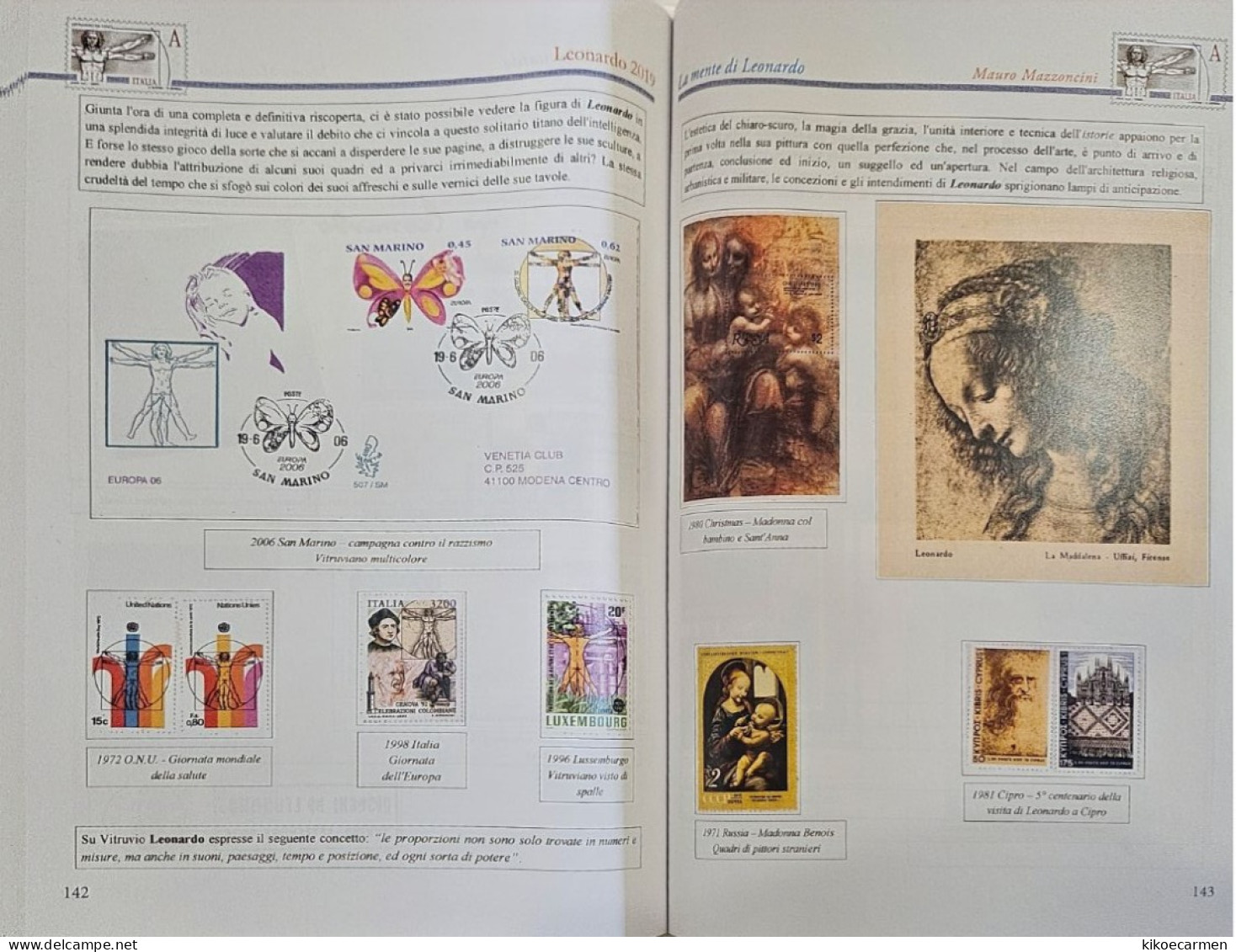 LEONARDO DA VINCI Genio Moderno Vastophil 2019 , 258 COLORED PAGES - Tematica