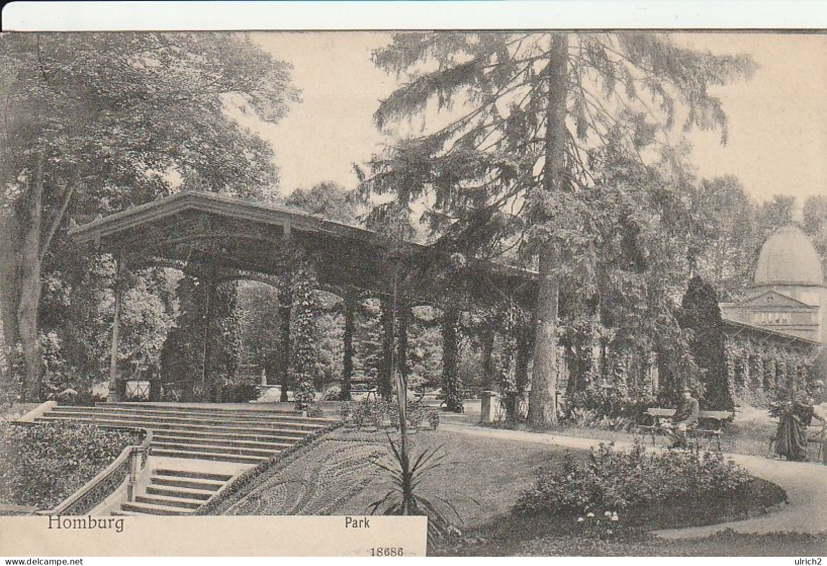 AK Homburg - Park - 1906 (66740) - Saarpfalz-Kreis