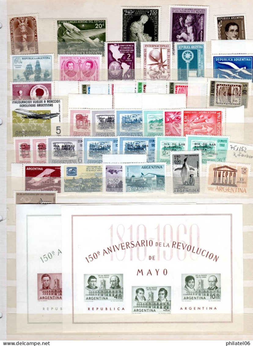 ARGENTINE  POSTE AERIENNE  TIMBRES MNH** - Luchtpost