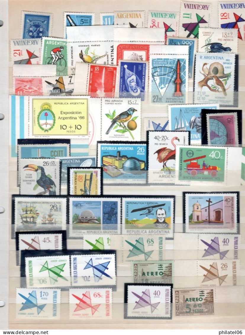 ARGENTINE  POSTE AERIENNE  TIMBRES MNH** - Luchtpost