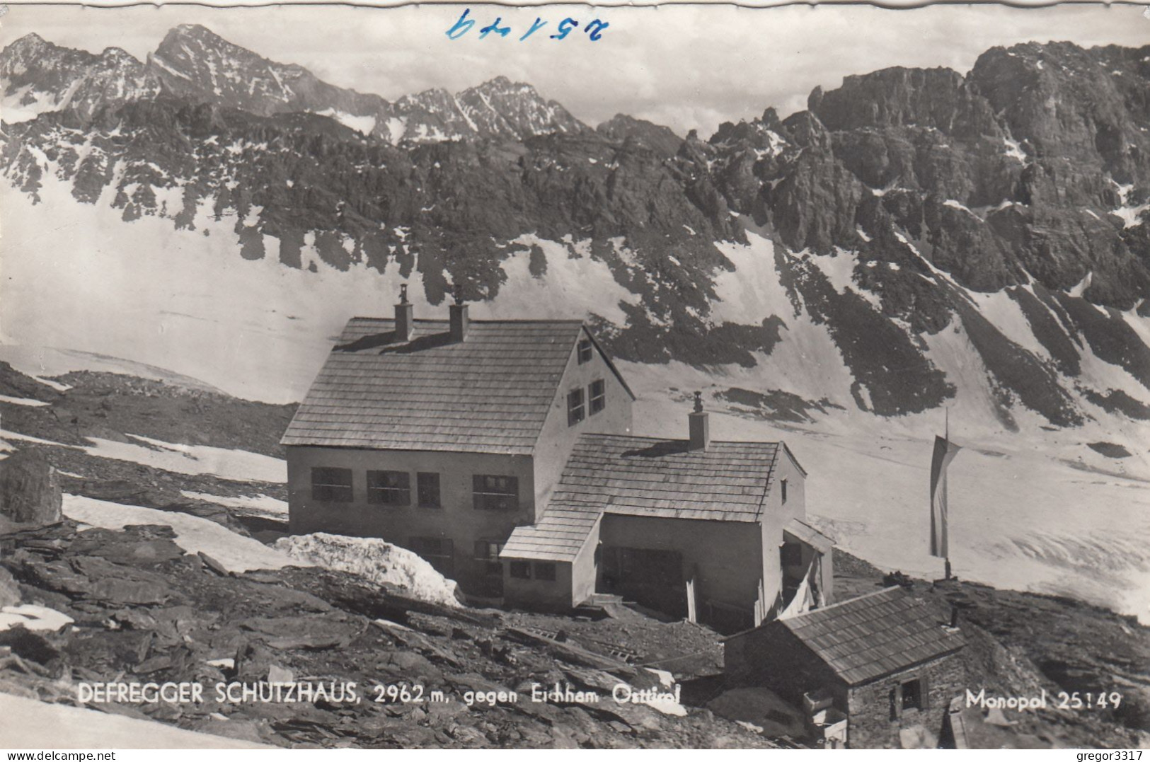 E2212) Defereggental - Defregger Schutzhaus 2962m Gegen Eichham - Osttirol - ALT - Defereggental