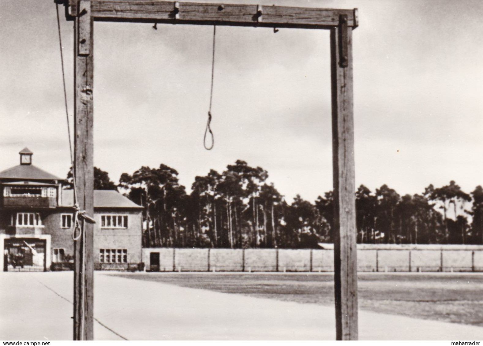 Germany - Oranienburg - Concentration Camp Sachsenhausen - Gallows On The Roll-call Square - Oranienburg