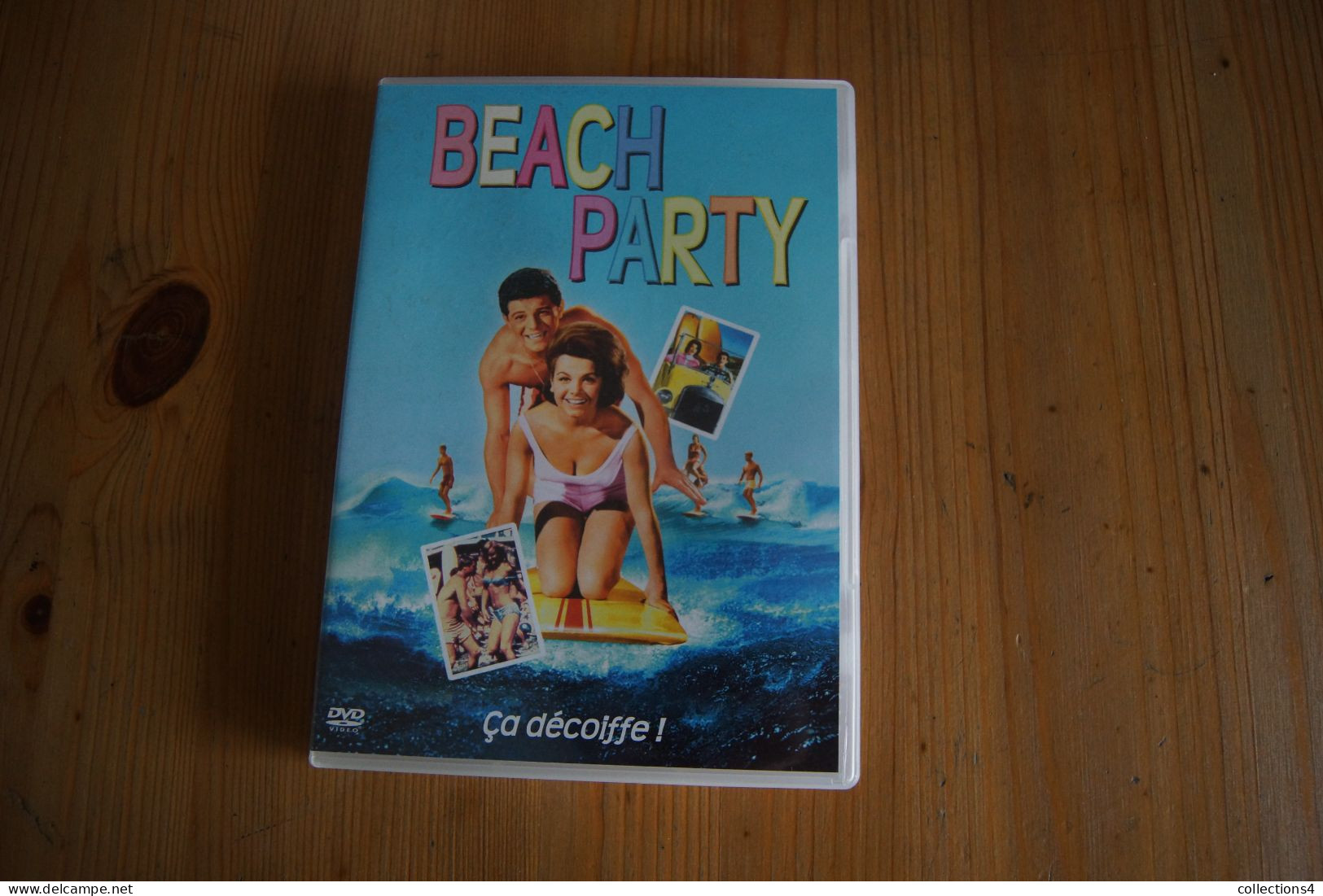 BEACH PARTY FRANKY AVALON ANNETTE FUNICELLO DICK DALE RARE DVD BO TRES ROCK N ROLL SURF - Muziek DVD's