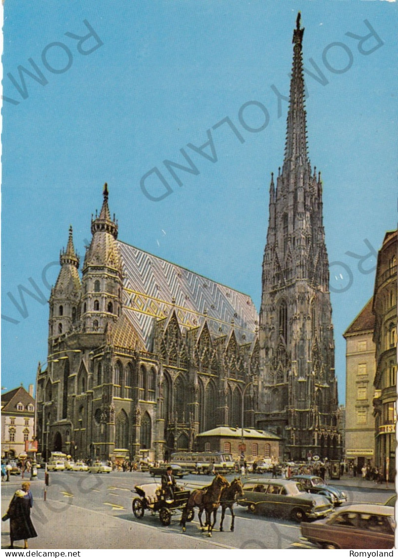 CARTOLINA  WIEN,AUSTRIA-STEPHANSDOM-NON VIAGGIATA - Iglesias