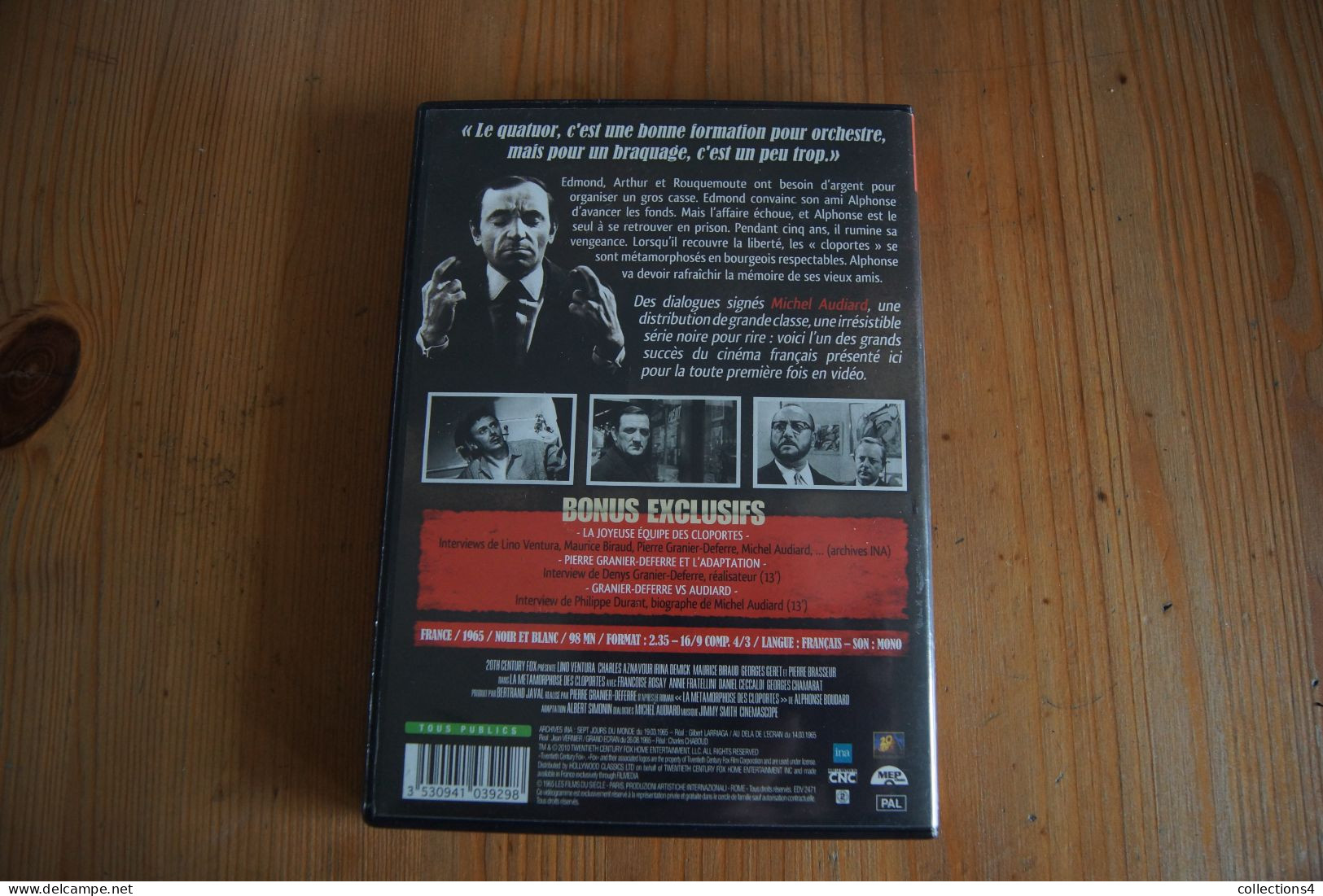 LA METAMORPHOSE DES CLOPORTES LINO VENTURA AZNAVOUR AUDIARD DVD FILM DE 1965 - Krimis & Thriller