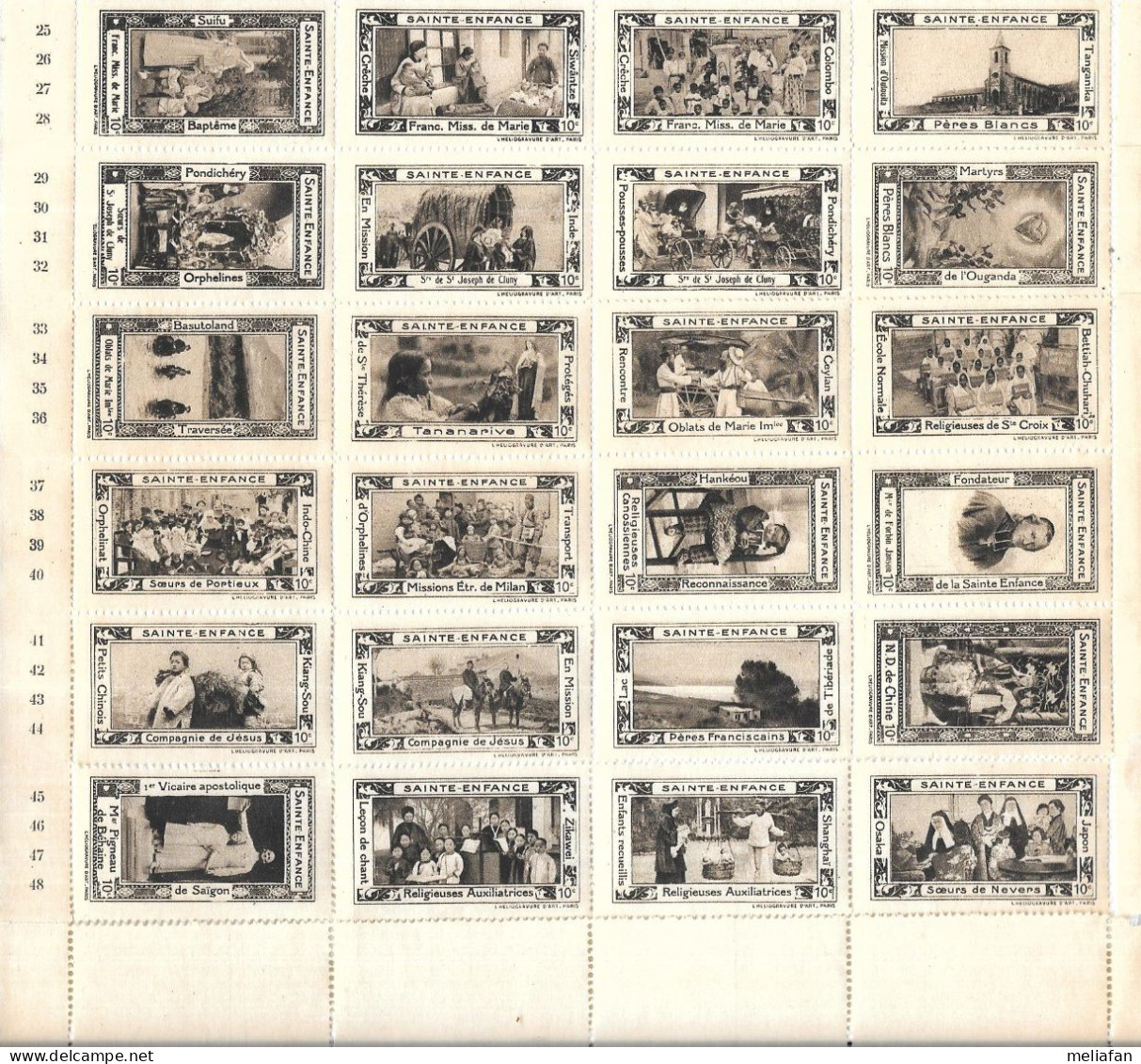 GF2034 - 2 BLOCS 24 VIGNETTES - SAINTE ENFANCE - Blokken & Postzegelboekjes