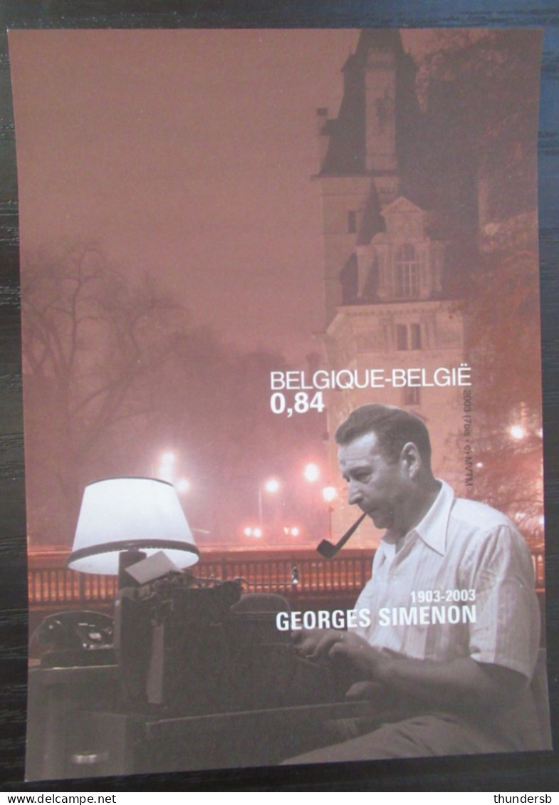 BL103 'Georges Simenon' - Ongetand - Côte: 50 Euro - 2001-…