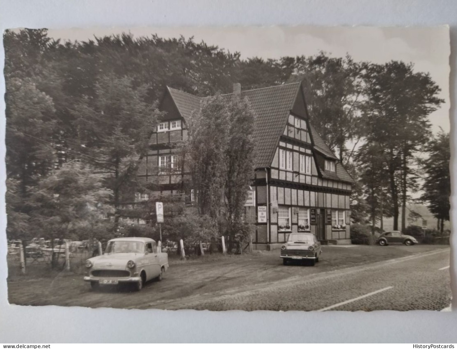 Marl-Sinsen, Waldrestaurant Halter-Pforte, Alte Autos, VW Käfer, 1965 - Marl