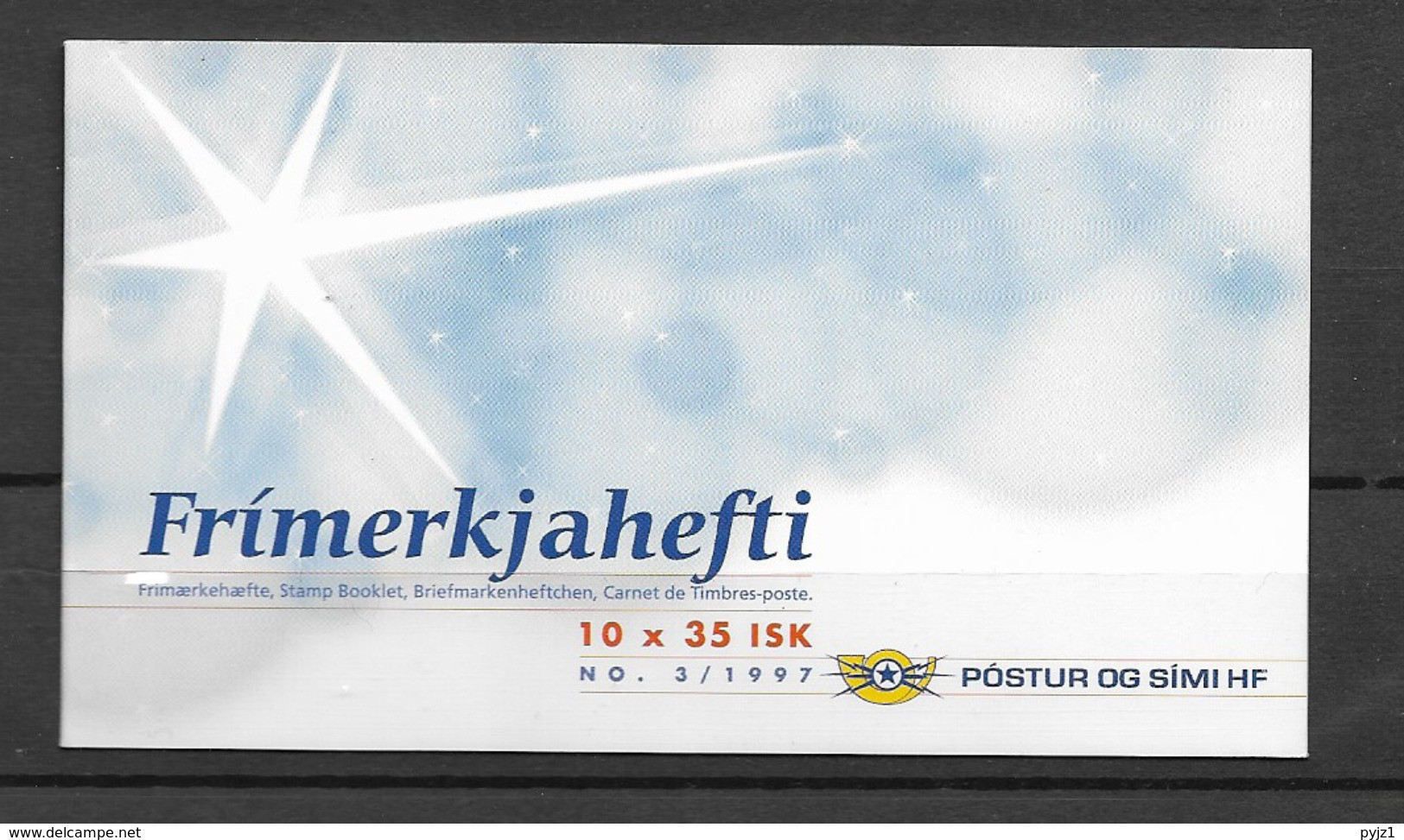 1997 MNH Iceland, Booklet Postfris - Booklets