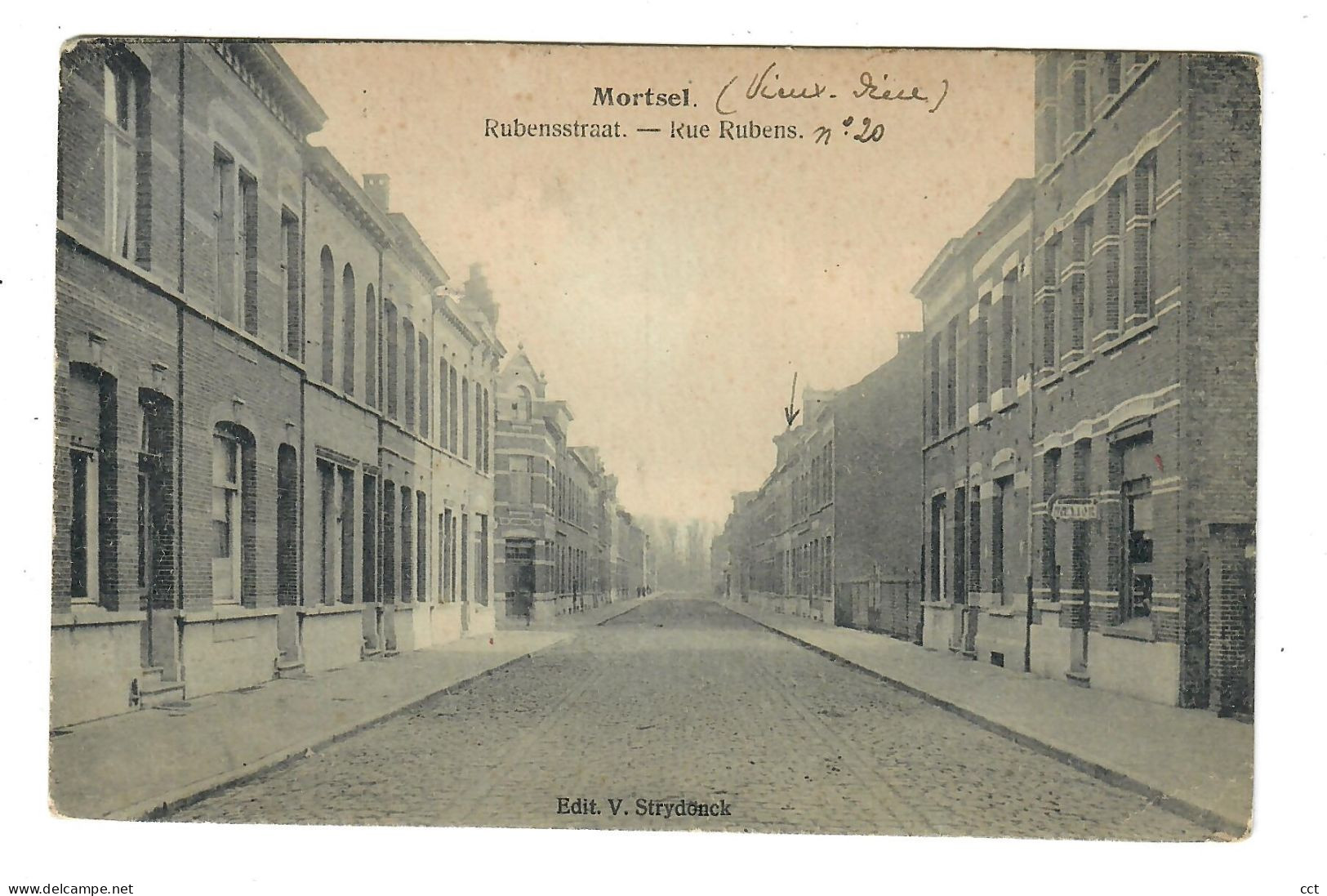 Mortsel   Rubensstraat  Rue Rubens - Mortsel
