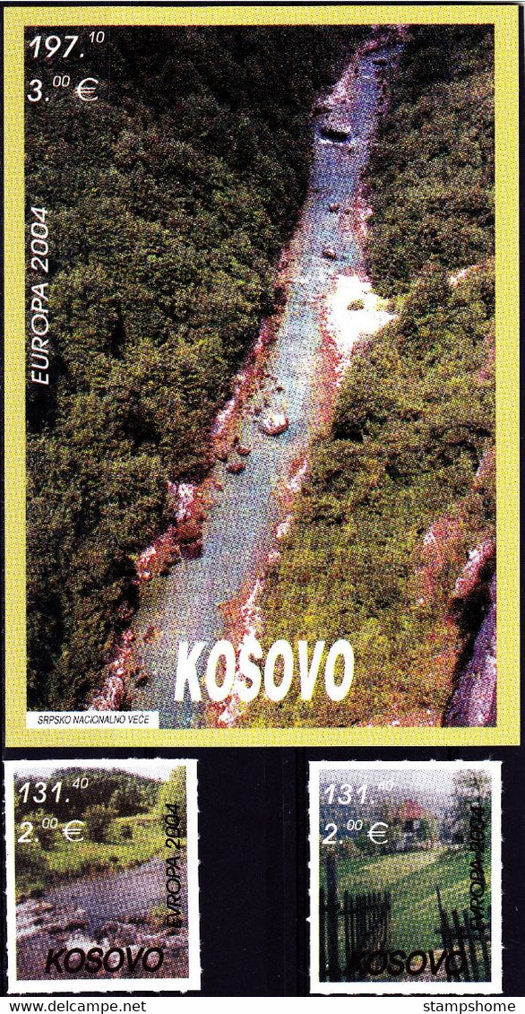 Europa Cept - 2004 - Kosovo - 1.Mini S/Sheet+1.Set - (Local Issue) ** MNH - 2004