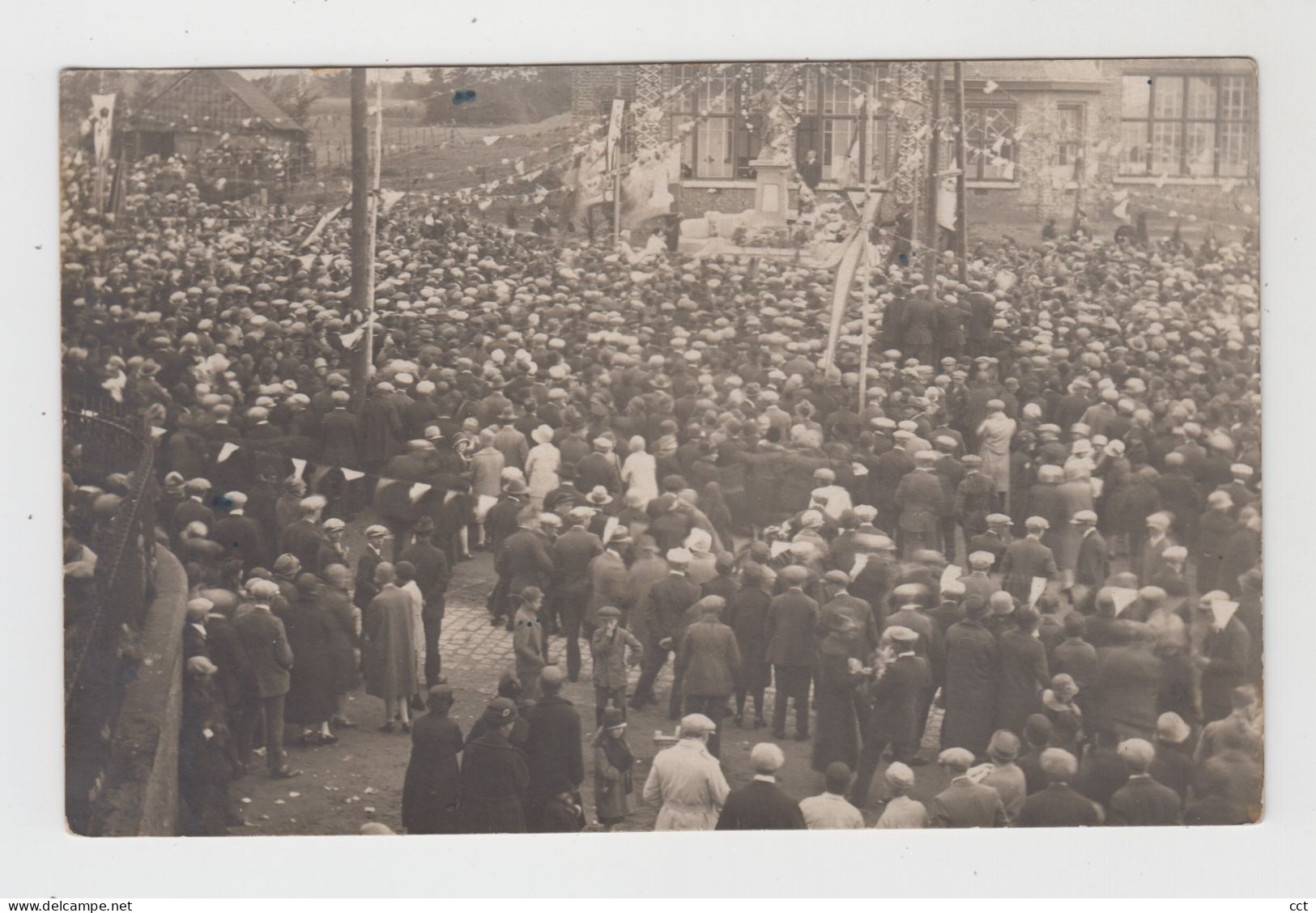 Zolder  Heusden-Zolder    FOTOKAART  Inhuldiging Van 't H Hartebeeld - Heusden-Zolder