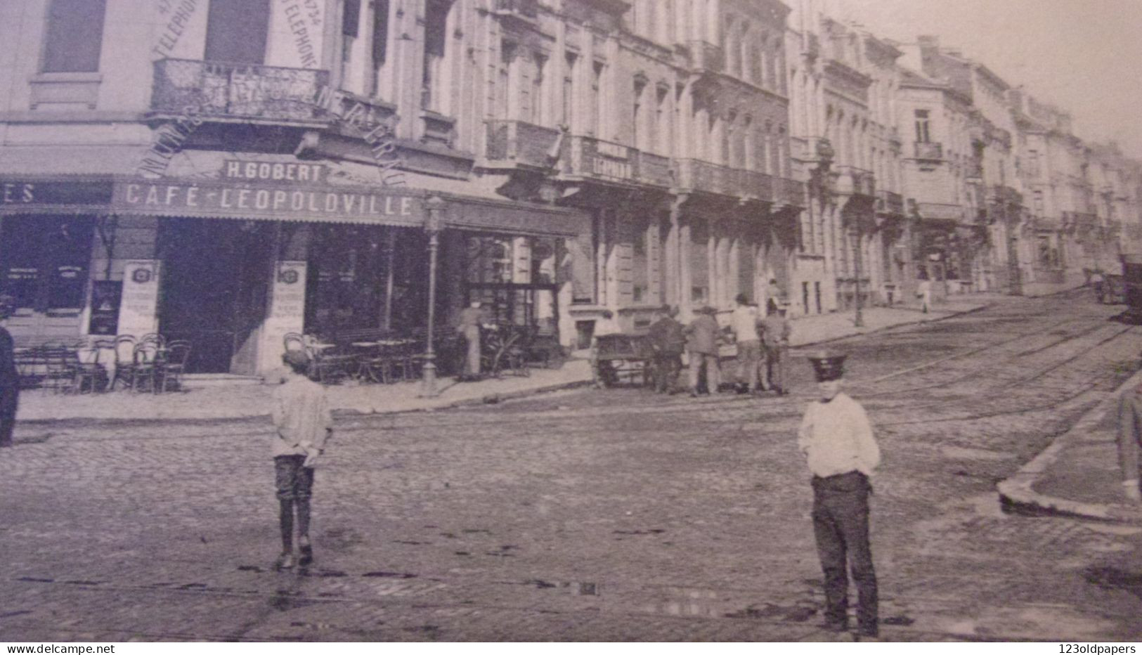 BRUXELLES MOLENBEEK BOULEVARD LEOPOLD II  H GOBERT CAFE LEOPOLDVILLE - Altri & Non Classificati