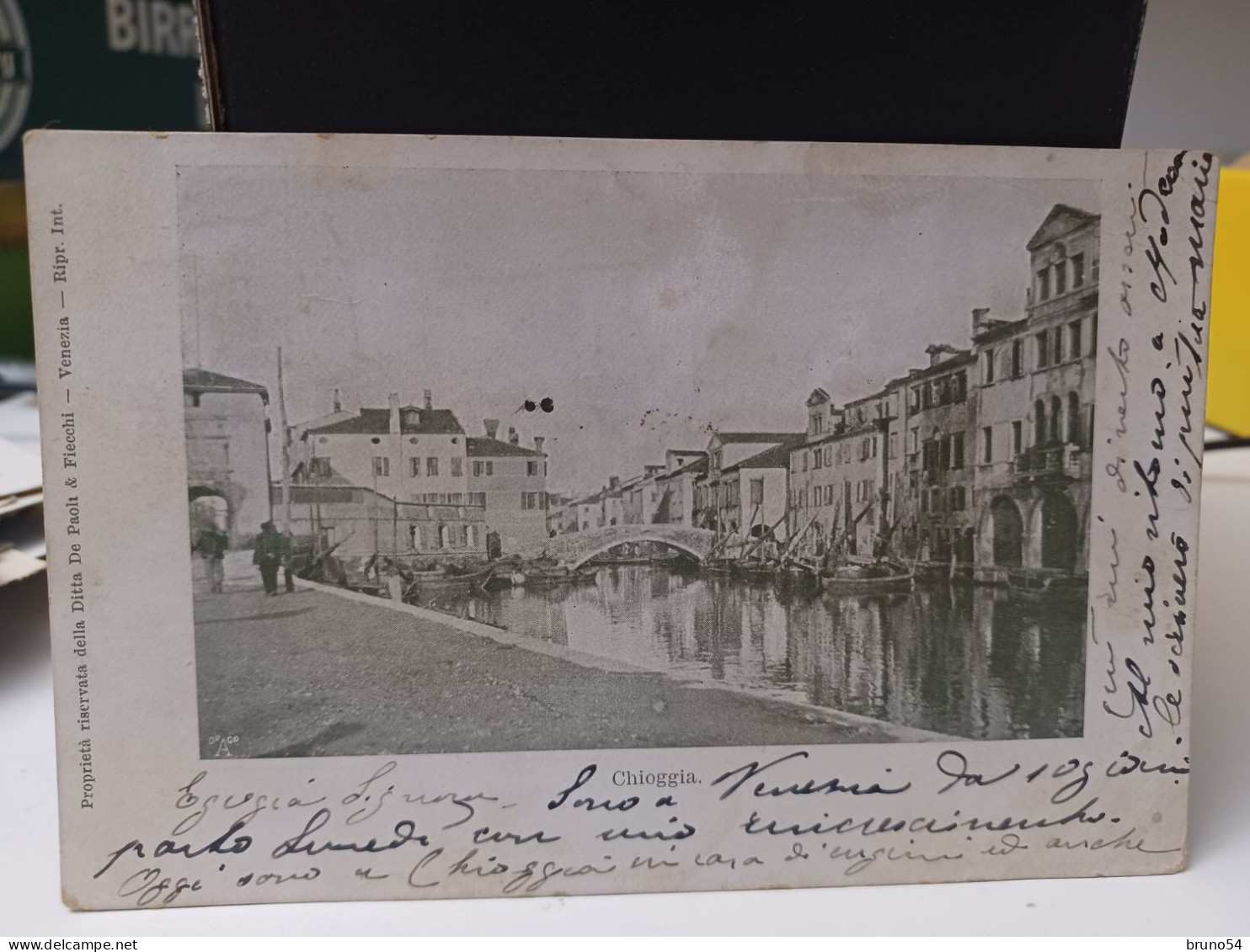 Cartolina Chioggia Provincia Venezia 1899 - Chioggia