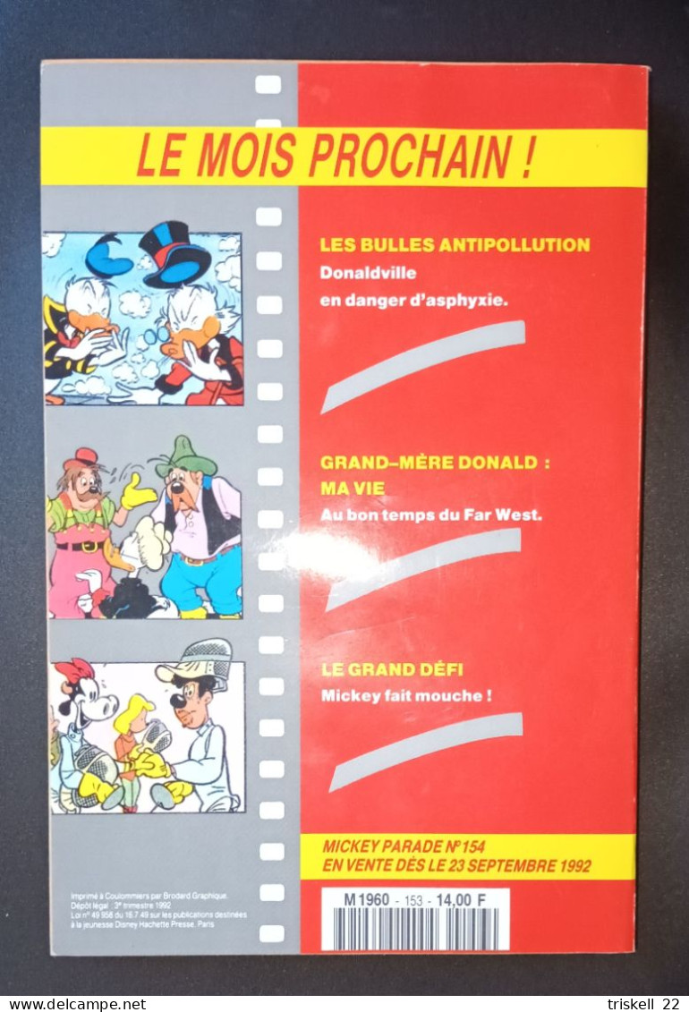 Mickey Parade N° 153 (année 1992) : Top Secret - Mickey Parade