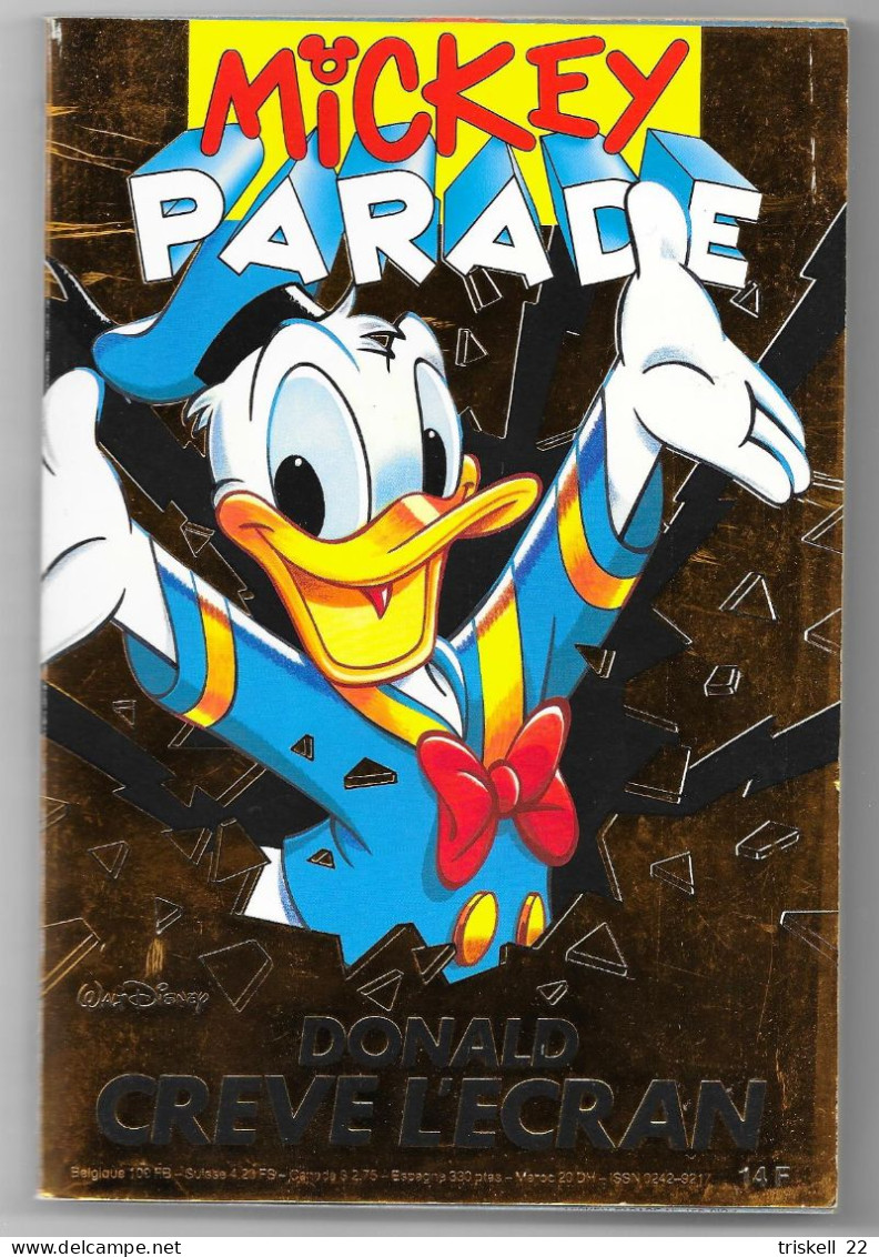 Mickey Parade N° 156 (année 1992) : Donald Crève L'écran - Mickey Parade