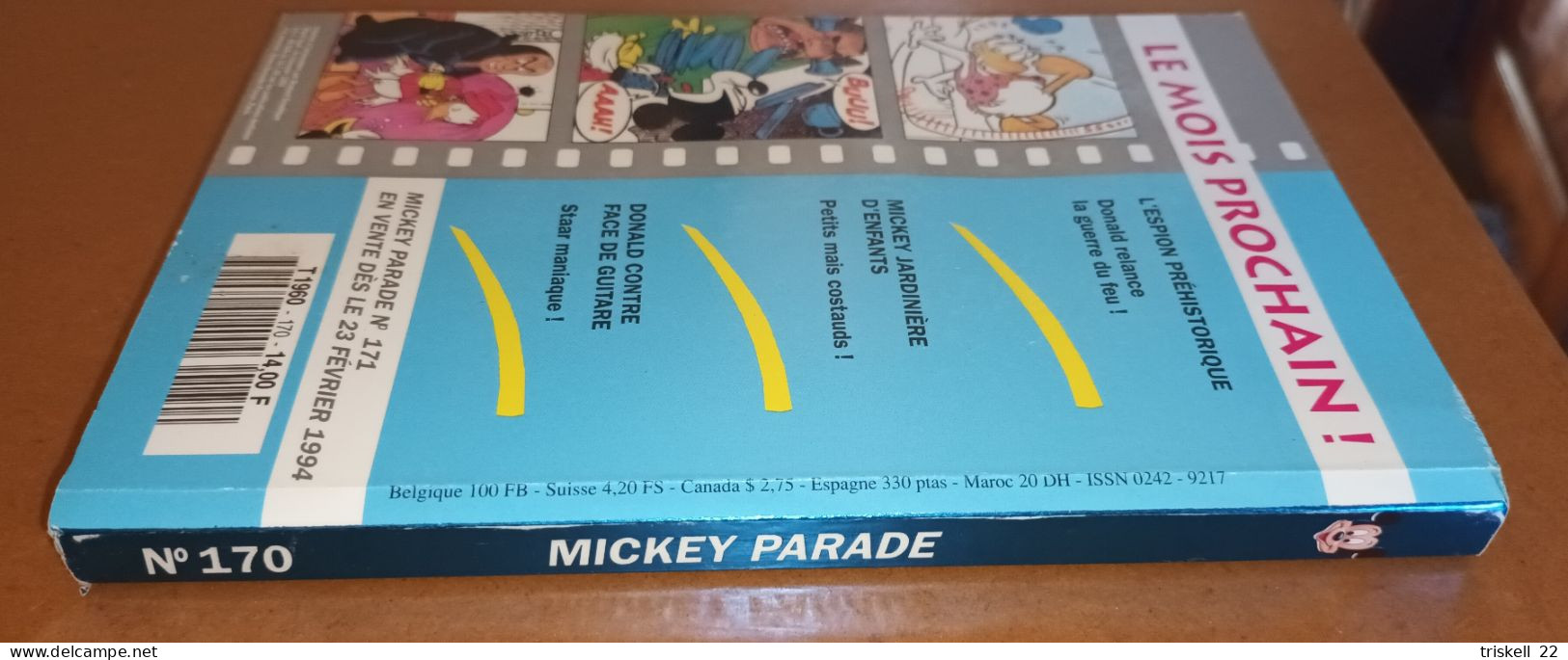 Mickey Parade N° 170 (année 1993) : Mickey Rencontre Une étoile - Mickey Parade