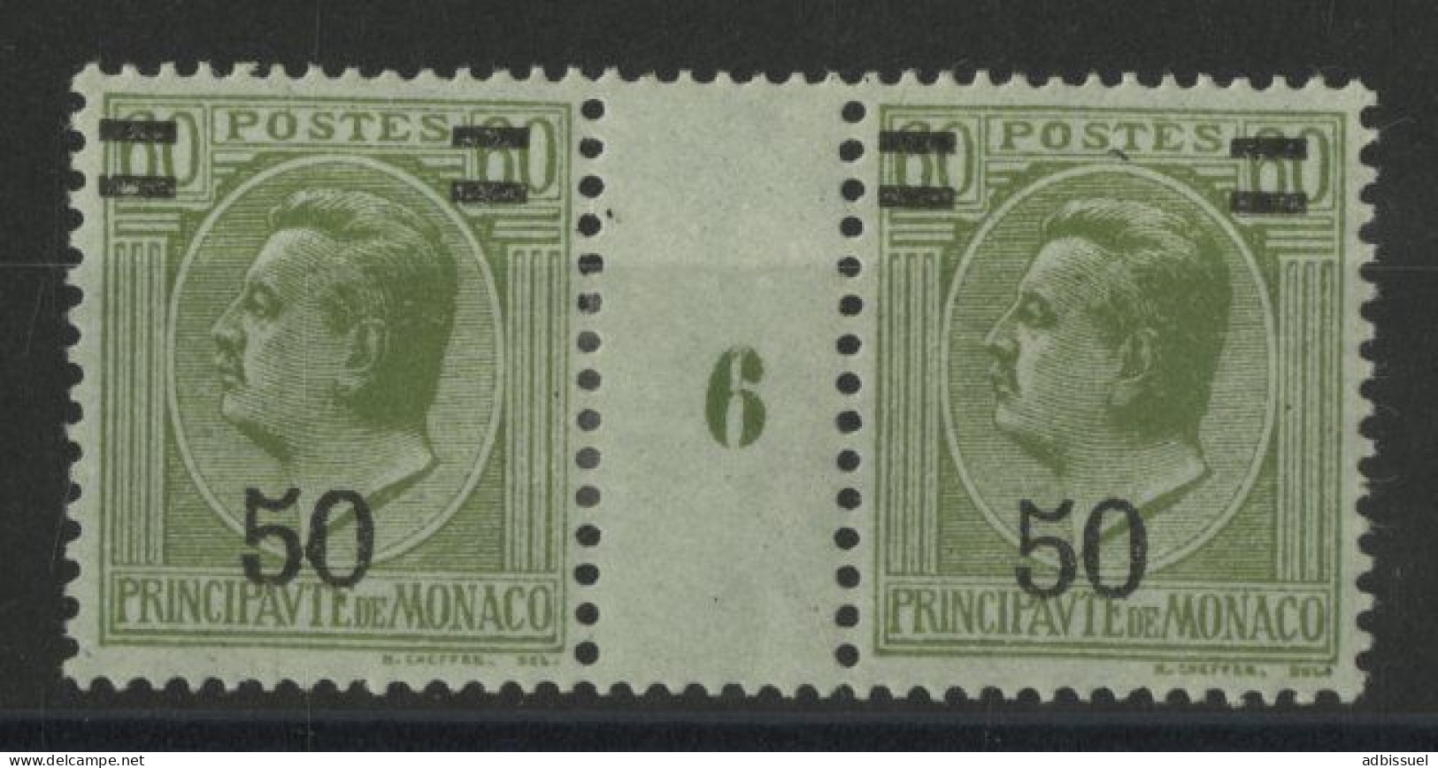 N° 105 PAIRE + MILLESIME "6" Neuf * (MH) Cote 25 € - Unused Stamps
