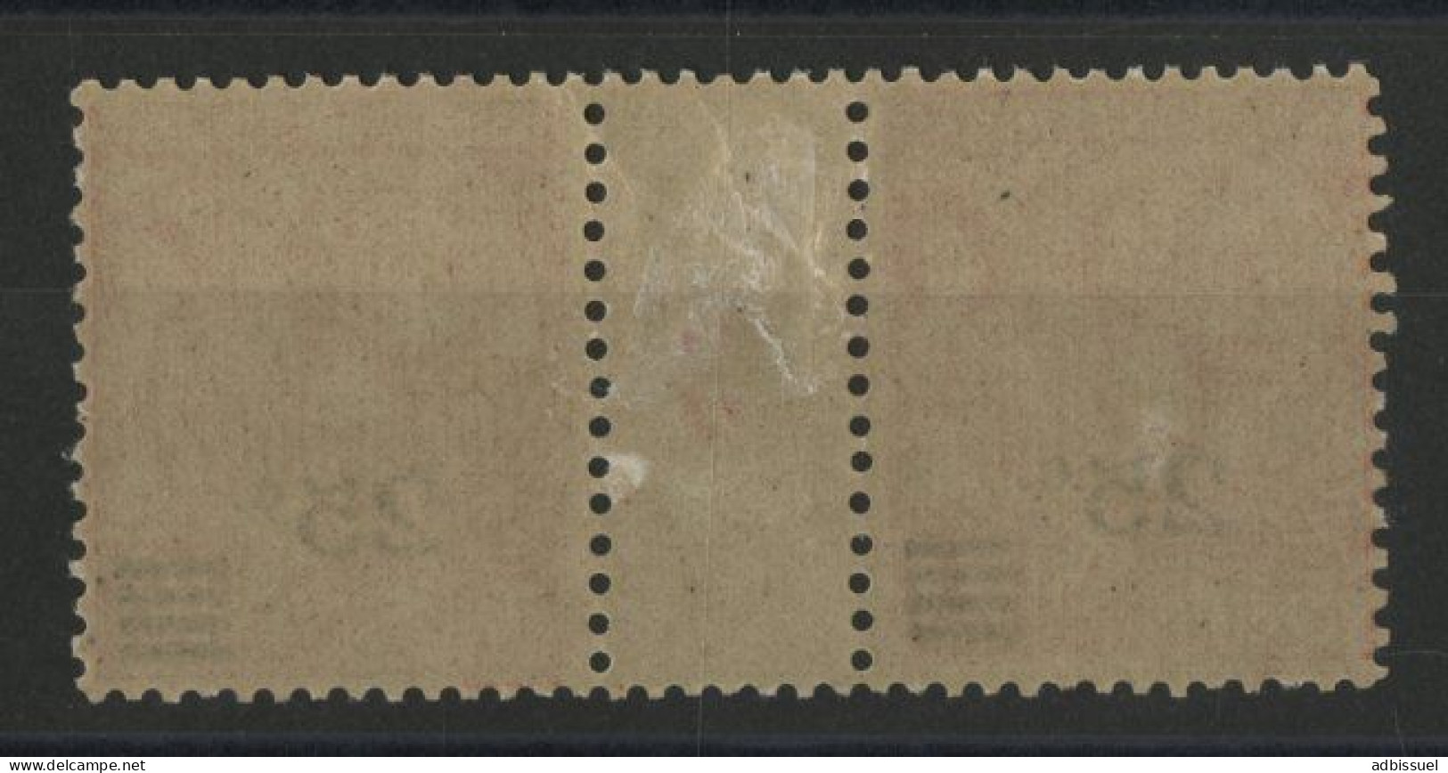 N° 52 PAIRE + MILLESIME "5" Neuf * (MH) Cote 18 € TB - Unused Stamps