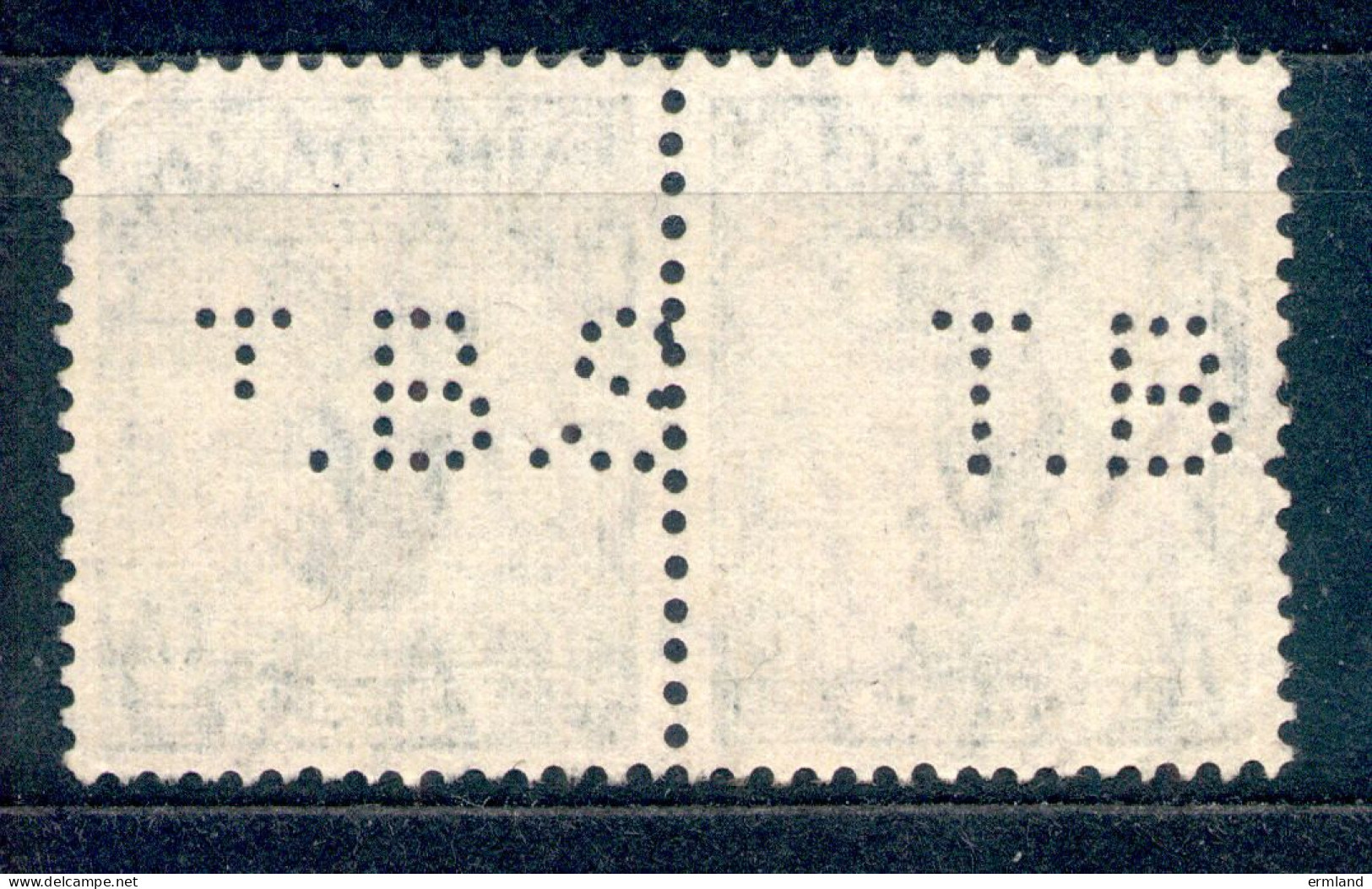 Australia Australien 1937 - Michel Nr. 148 C O Mit Perfin (Perforated Initials) - Gebruikt