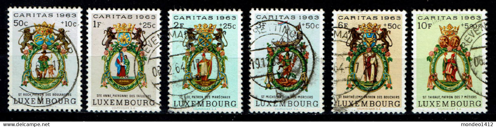 Luxembourg 1963 - Y/T 638/643 - Emblems Of Tradesmen's Groups, Enseignes Des Confréries Des Métiers - Gebraucht