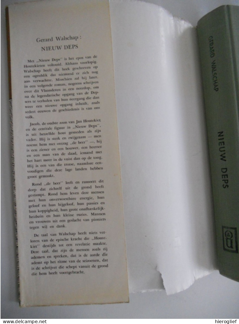 NIEUWE DEPS Door Gerard Baron Walschap 1ste Druk 1961° Londerzeel + Antwerpen Vlaams Schrijver - Belletristik