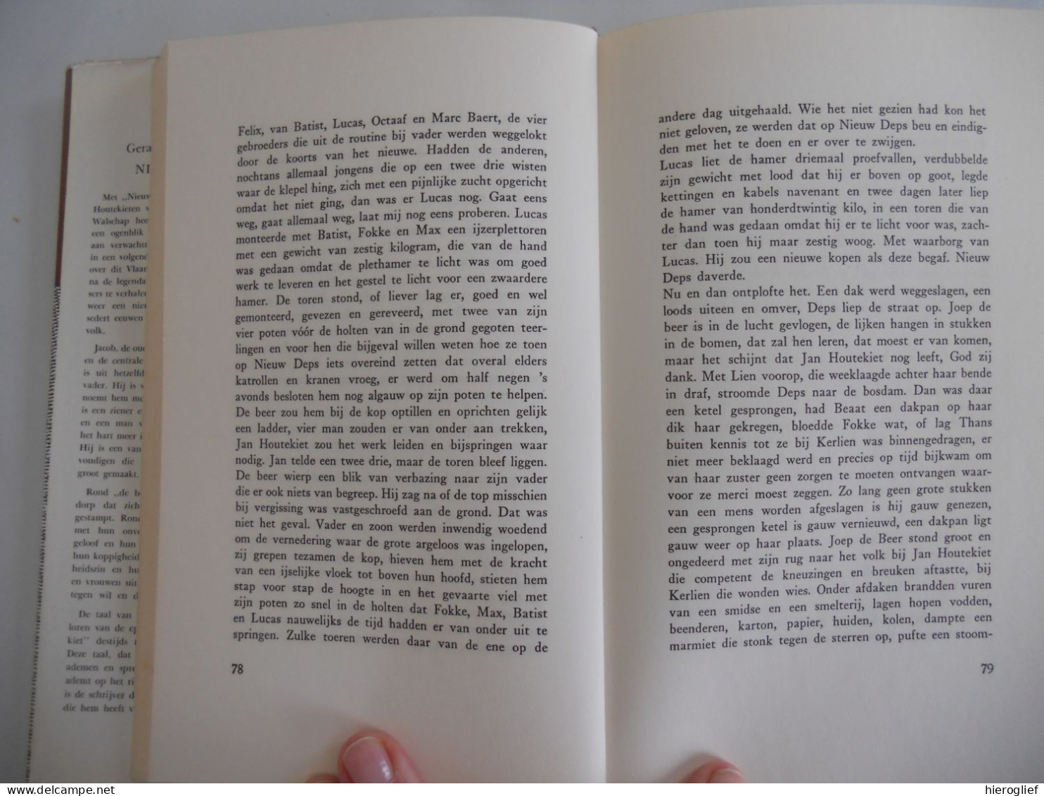 NIEUWE DEPS door Gerard baron Walschap 1ste druk 1961° Londerzeel + Antwerpen Vlaams schrijver