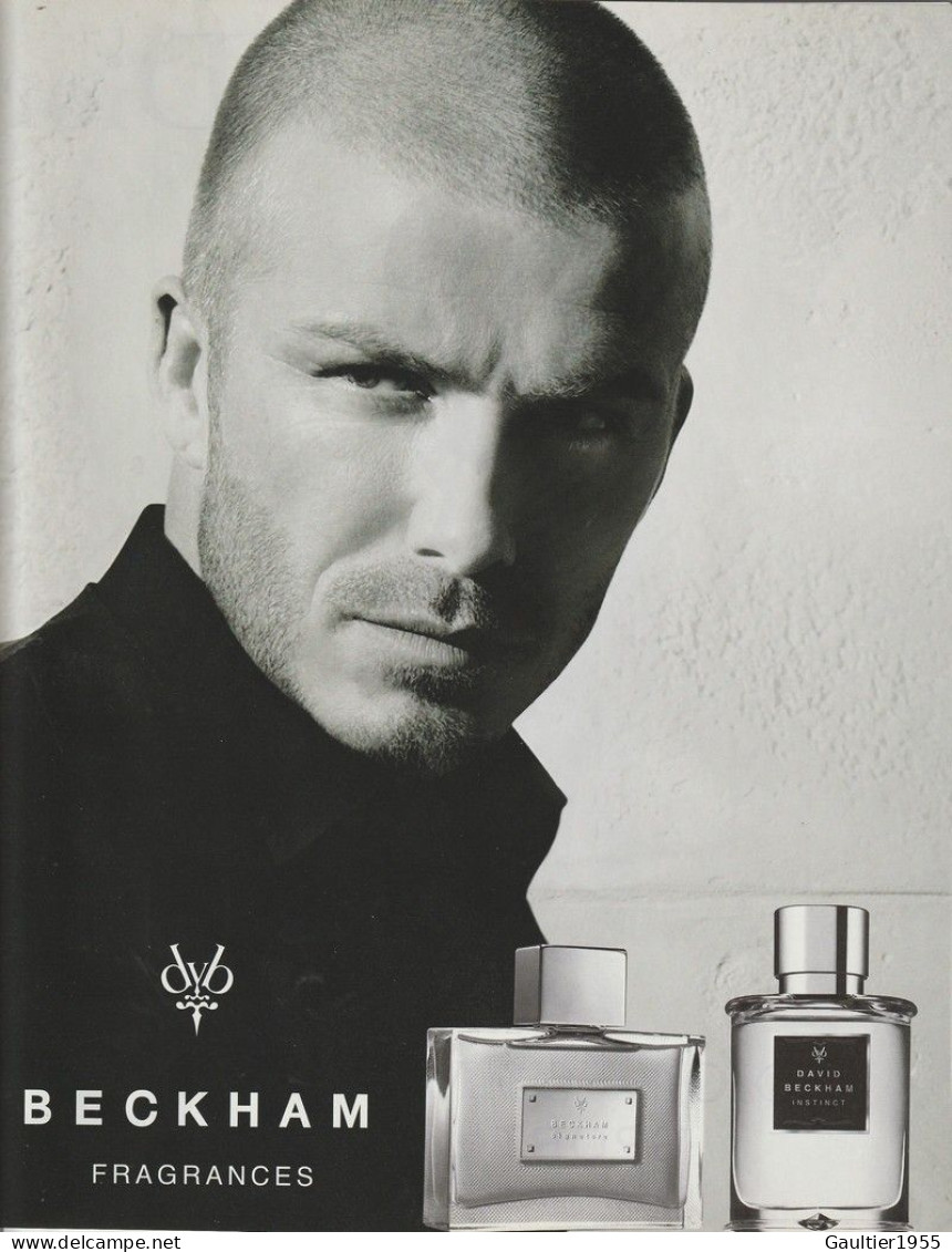 Publicité Papier - Advertising Paper - Parfums David Beckham - Parfumreclame (tijdschriften)