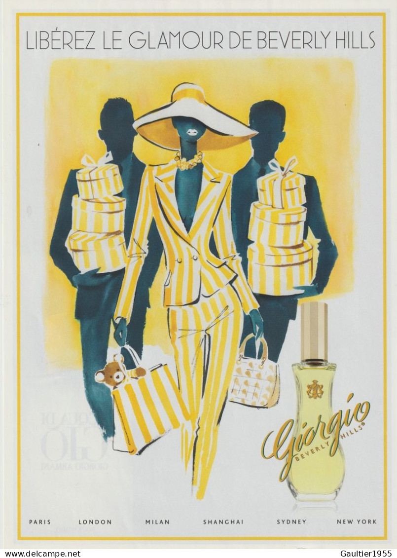 Publicité Papier - Advertising Paper - Giorgio Beverly Hills - Advertisings (gazettes)