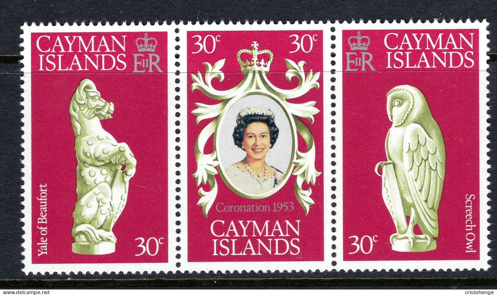 Cayman Islands 1978 25th Anniversary Of Coronation Of QEII Set MNH (SG 468-470) - Cayman Islands