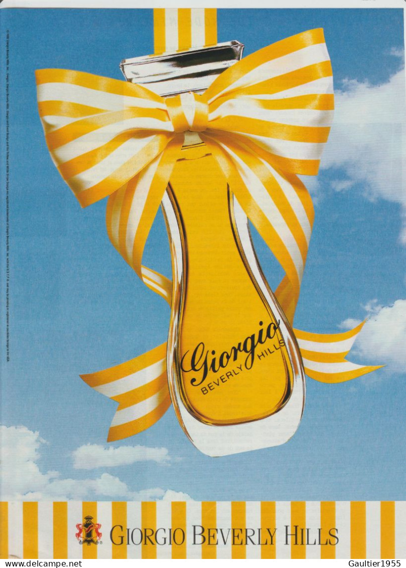 Publicité Papier - Advertising Paper - Giorgio Beverly Hills - Publicités Parfum (journaux)