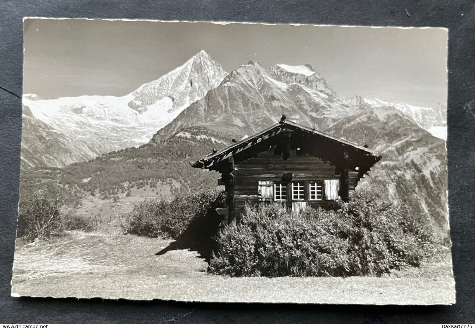 Berghäuschen Auf Unterhellenen Ob Zeneggen Bietschhorn/ Photo Gyger Adelboden - Zeneggen