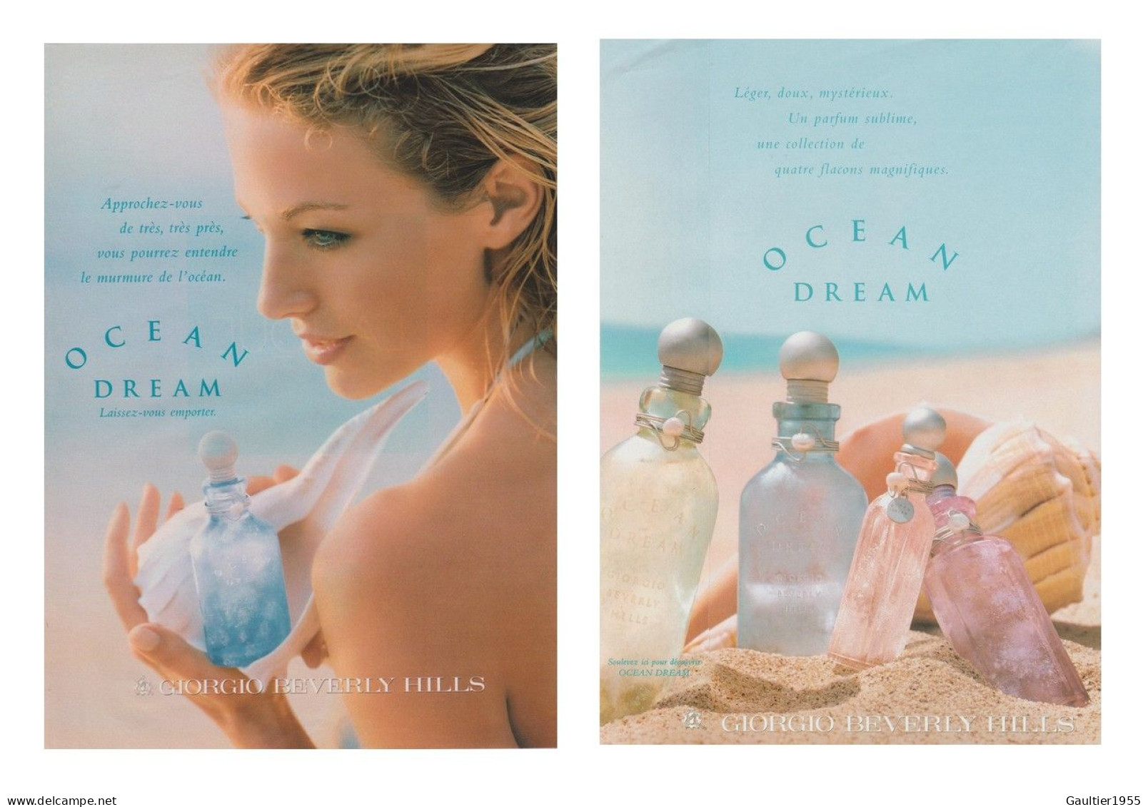 Publicité Papier Glacé + Rabat-Giorgio Beverly Hills Recto Verso (petit Format) - Publicités Parfum (journaux)