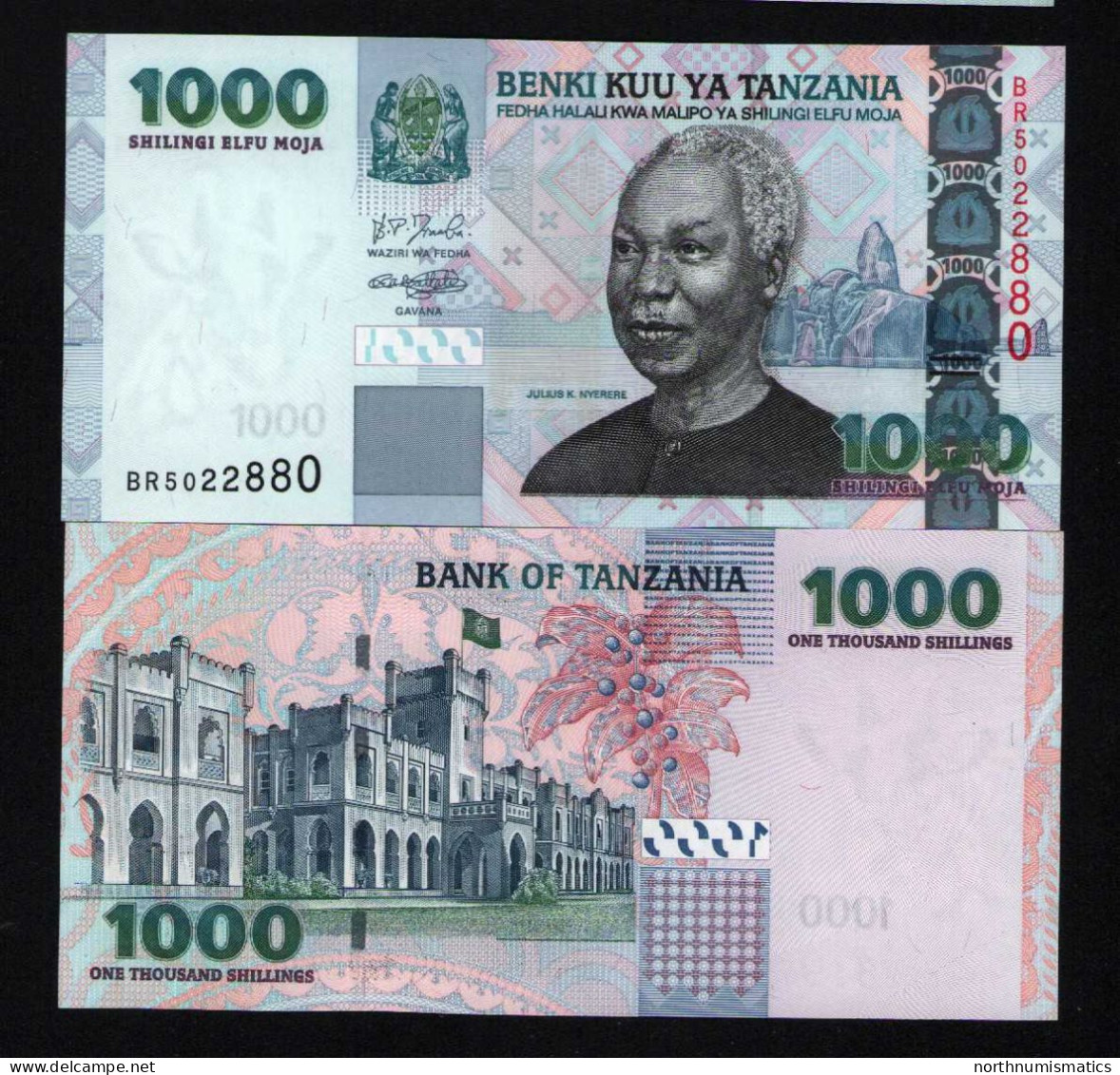 Tanzania 1000 Shiling Unc - Tansania