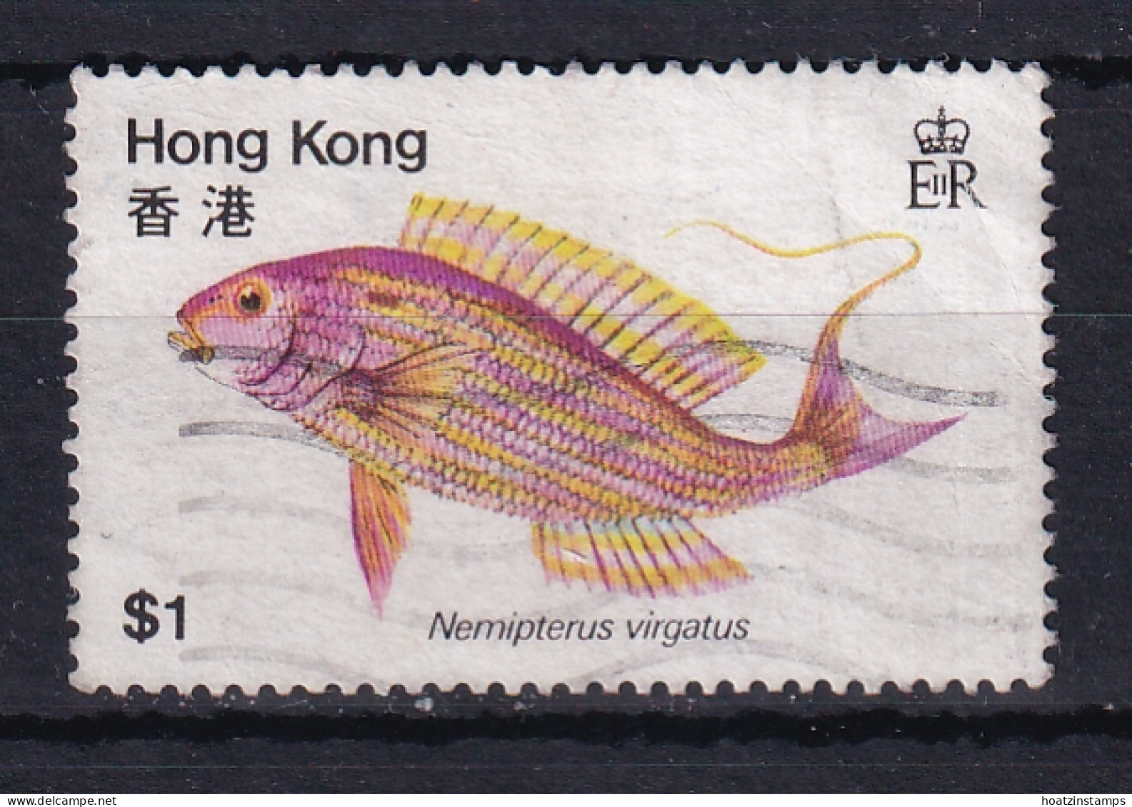 Hong Kong: 1981   Fishes   SG396   $1   Used  - Used Stamps