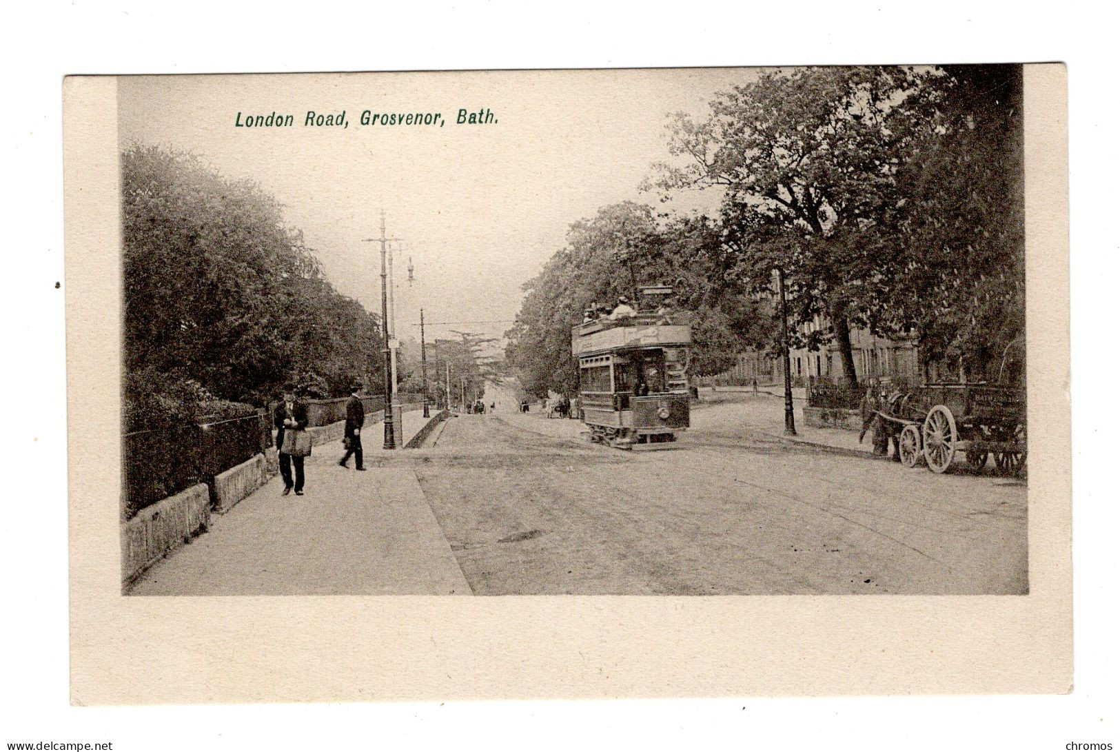 Bath, Grosvenor, London Road, With Tramway, Tram - Bath