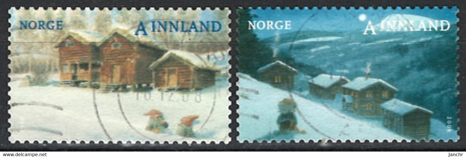 Norwegen Norway 2008. Mi.Nr. 1669-1670, Used O - Used Stamps