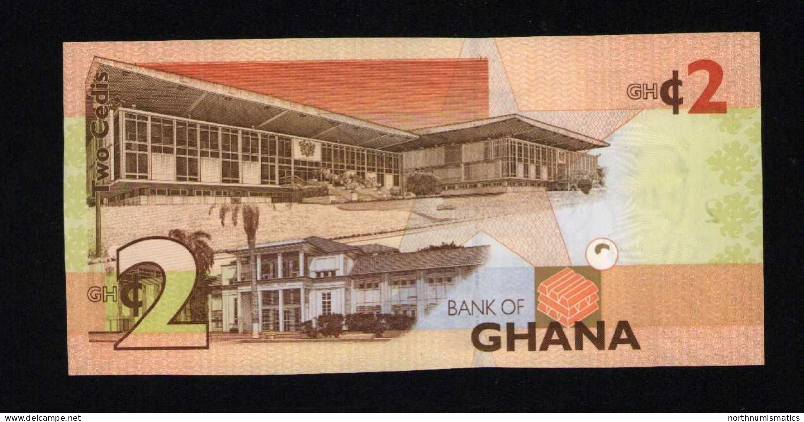 Ghana 2 Cedis 2010 Unc - Ghana