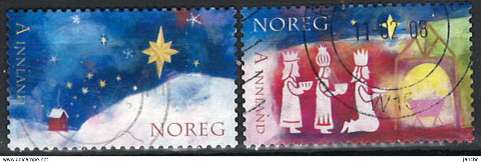 Norwegen Norway 2007. Mi.Nr. 1633-1634, Used O - Used Stamps