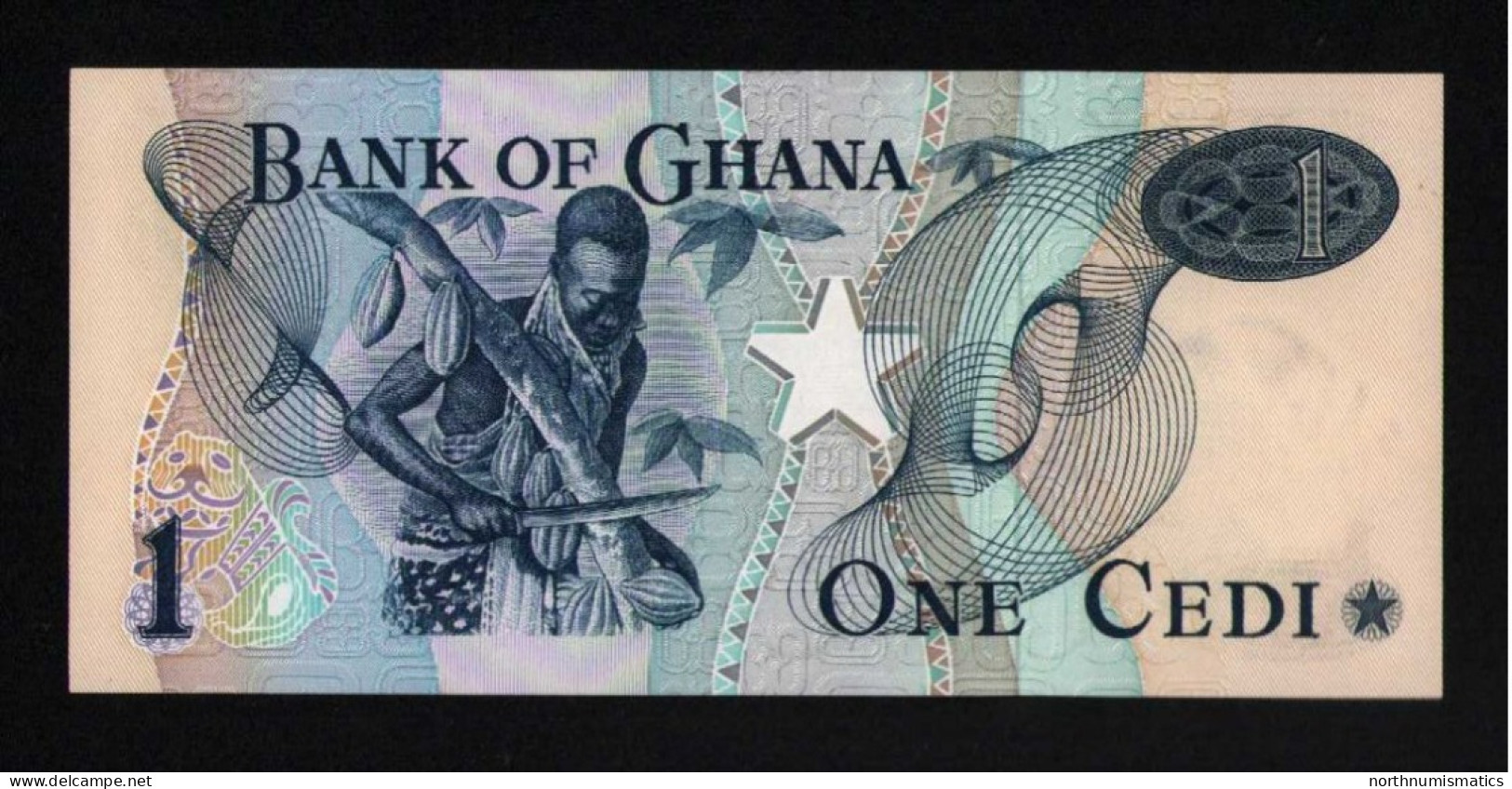 Ghana 1 Cedi 1976 Unc - Ghana