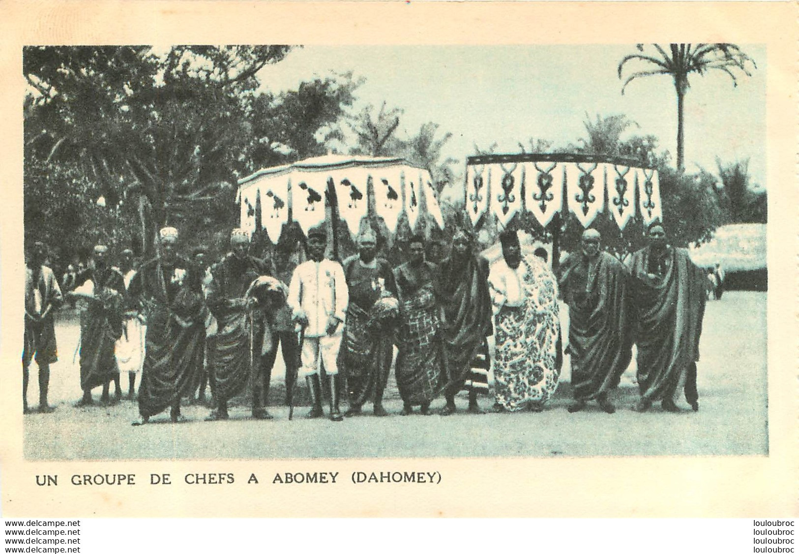 DAHOMEY ABOMEY UN GROUPE DE CHEFS - Dahome