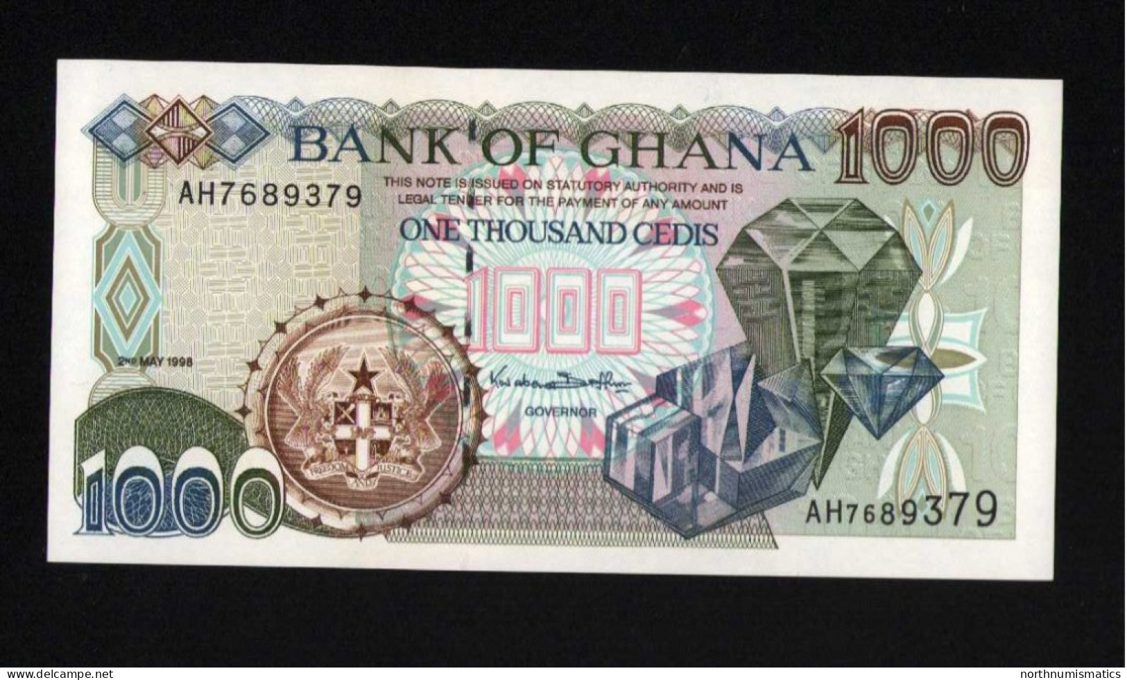 Ghana 1000 Cedis 1998 Unc - Ghana