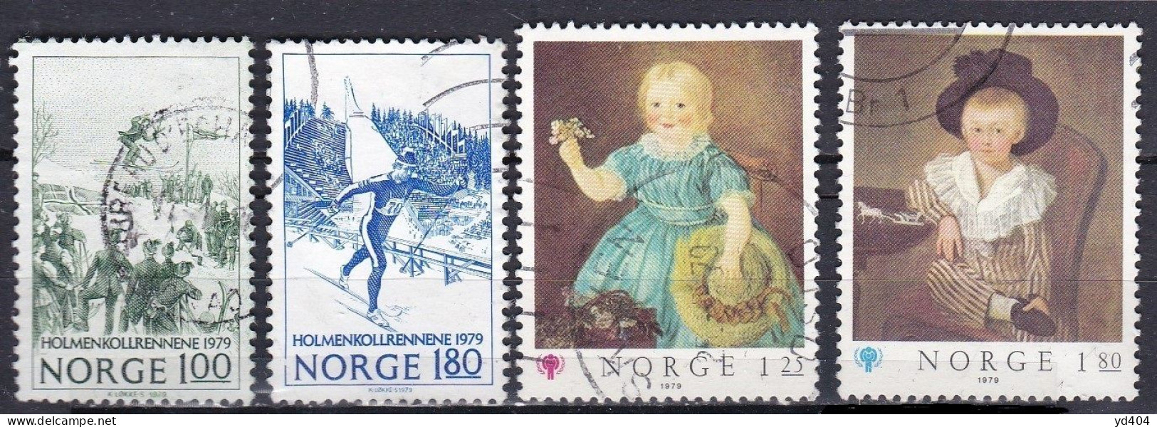 NO093 – NORVEGE - NORWAY – 1979 USED LOT – Y&T # 746-764 – CV 9,25 € - Used Stamps