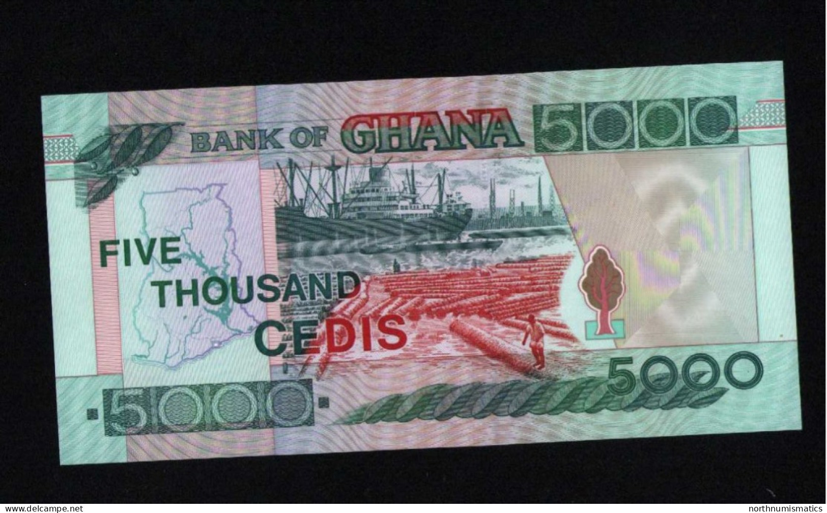 Ghana 5000 Cedis 2000 Unc - Ghana
