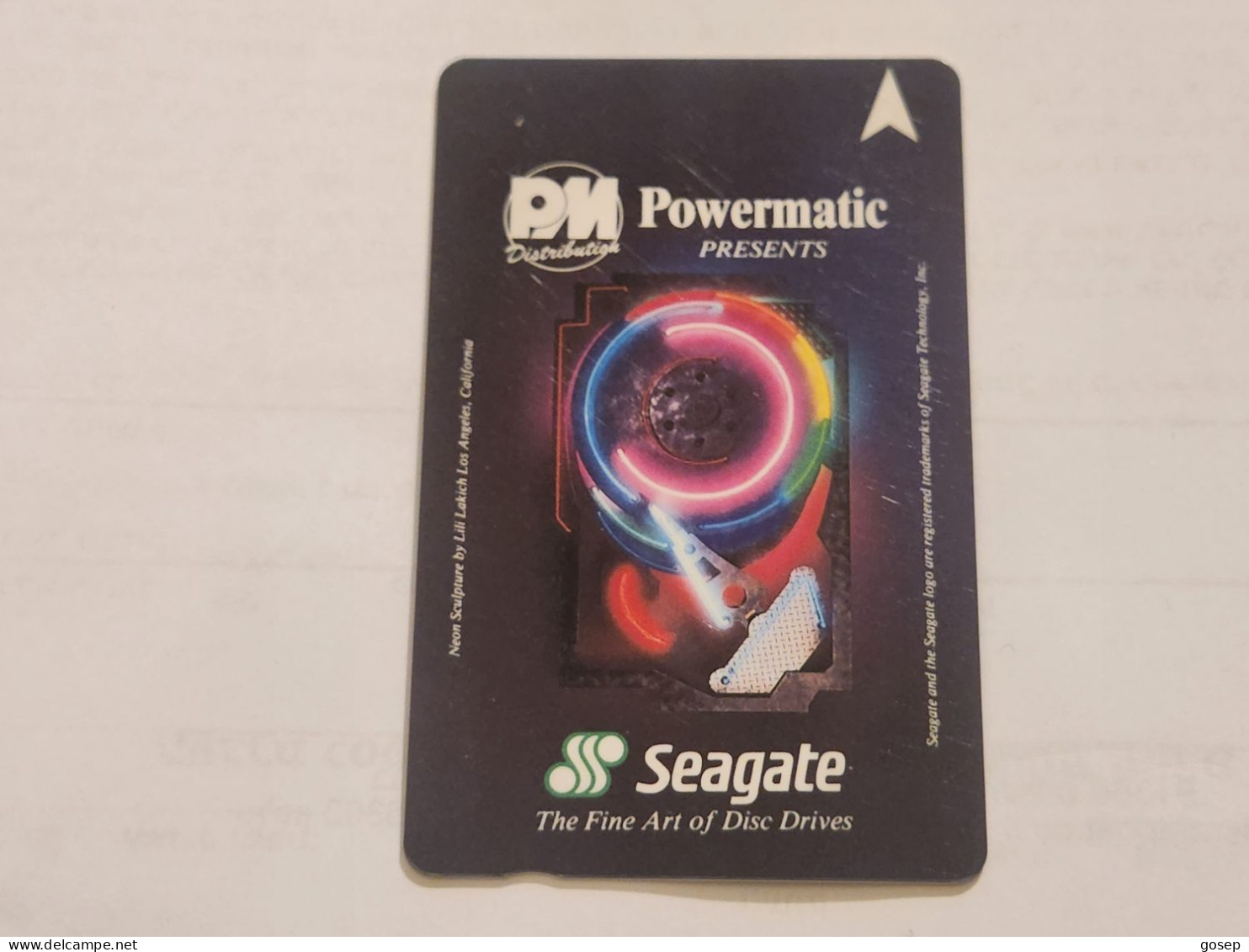 SINGAPORE-(1SSEA)-Powermatic Seagate-(174)(1SSEA-045034)($2)(tirage-55.000)-used Card+1card Prepiad Free - Singapore