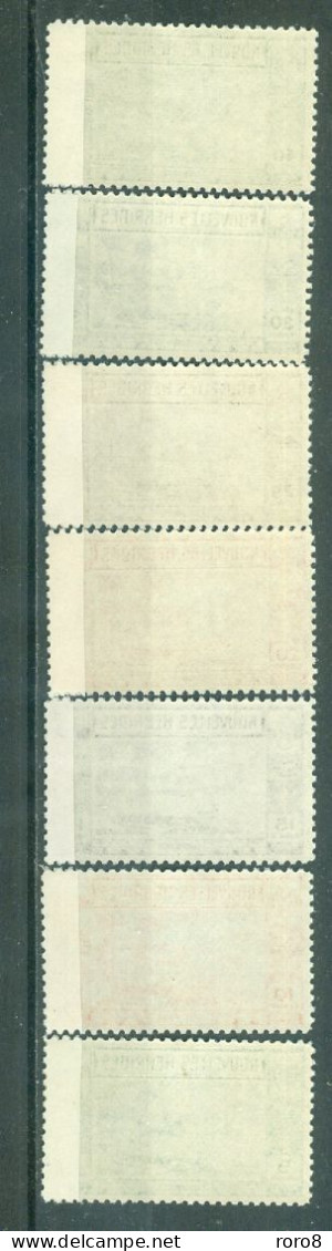 NOUVELLES-HEBRIDES - N°100** à 111** MNH LUXE SCAN DU VERSO - Sans Filigrane Ou Avec Fragments Des Lettres R.F. - Ungebraucht