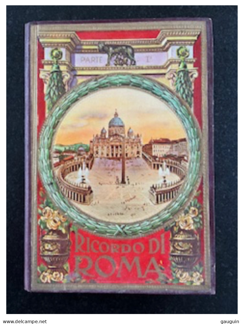 CPA - ROMA - Ricardo Di... Carnet 30 Vues (Panorama Et Carte) - Collections & Lots